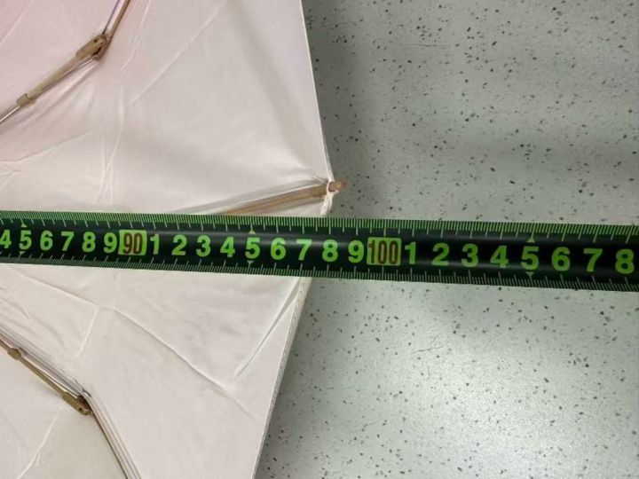 16骨金杆金架带木伞