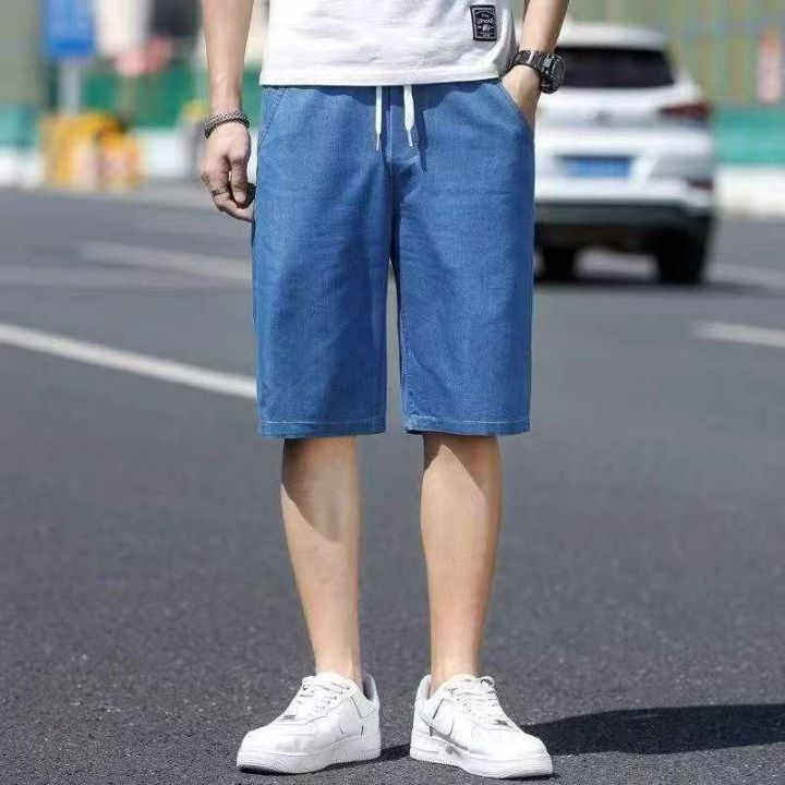 夏季新款男士松紧腰洗