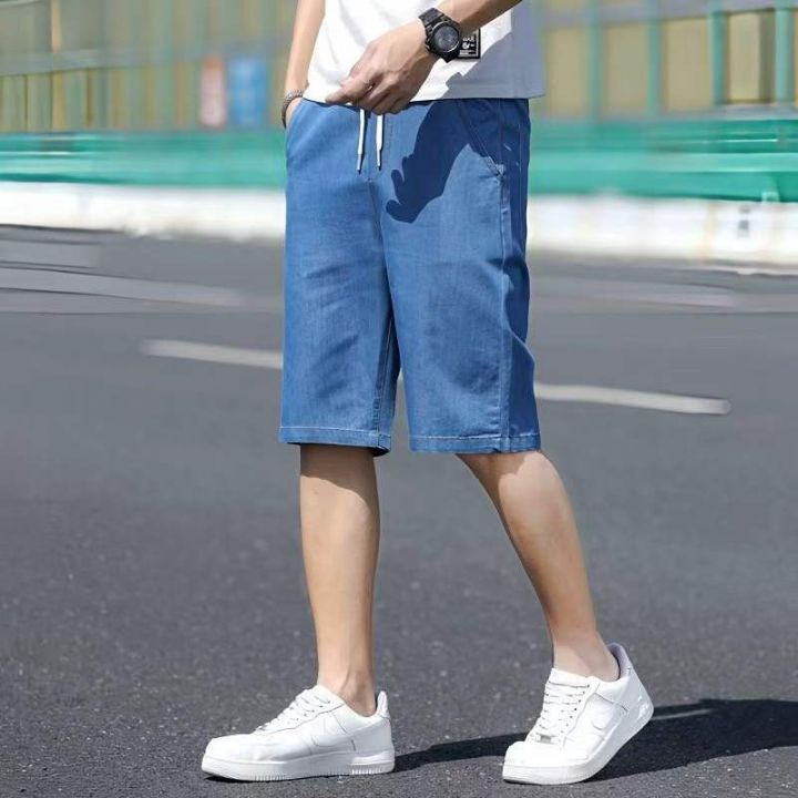 夏季新款男士松紧腰洗