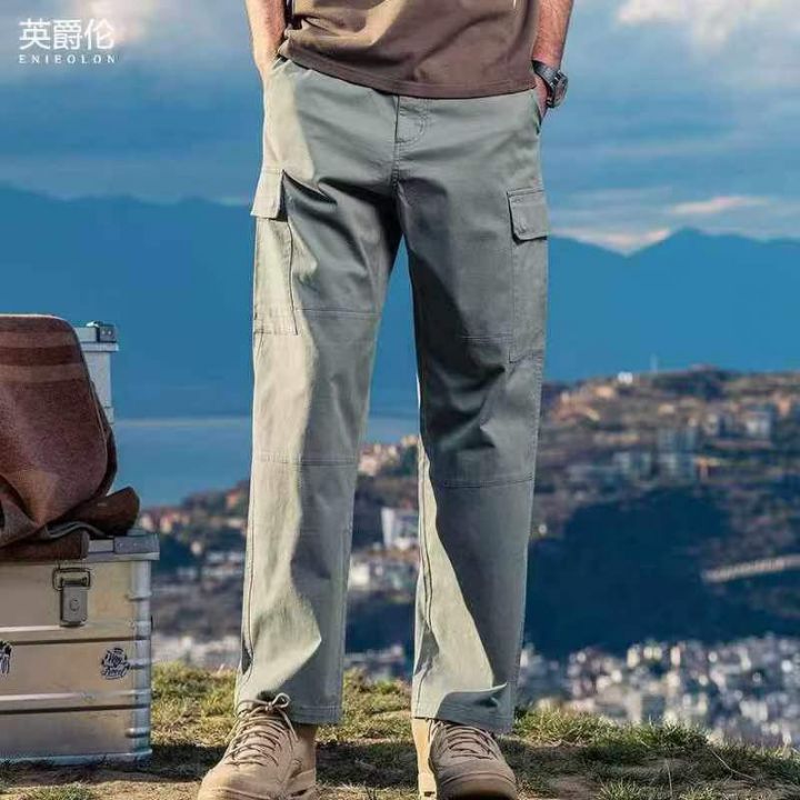 工装裤男夏季直筒宽松