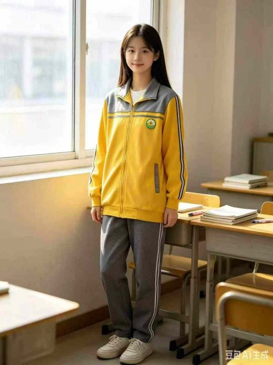 856黄灰拼色儿童婴
