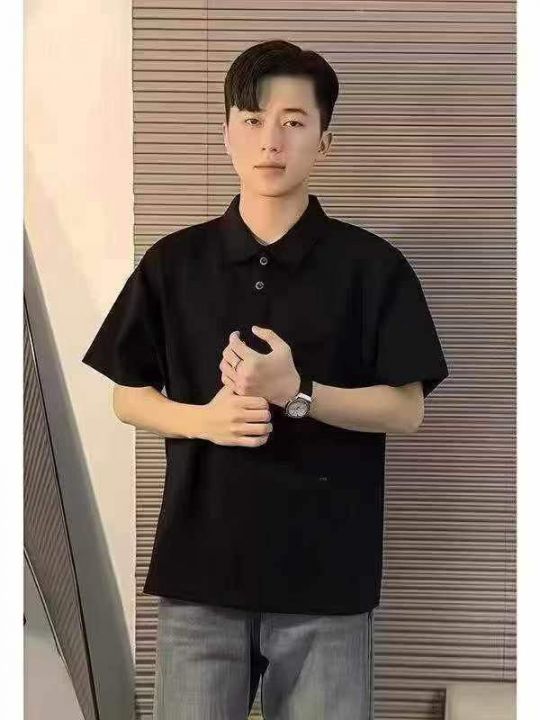 男装翻领polo衫，