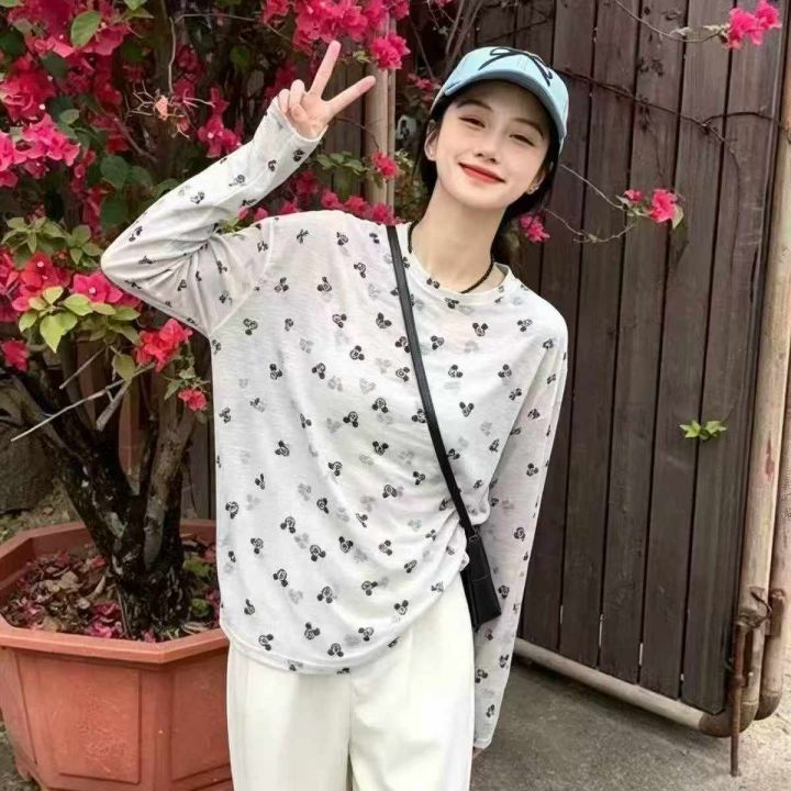 潮流宽松小熊印花薄款