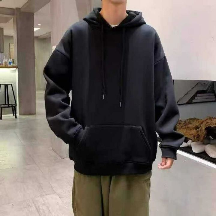 ☕️纯棉毛圈光版连帽