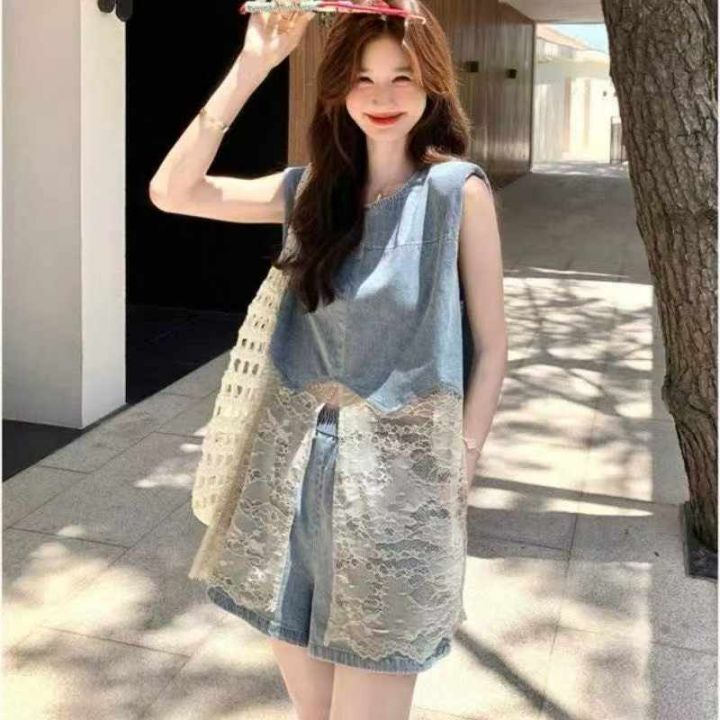 设计感减龄时尚蕾丝拼