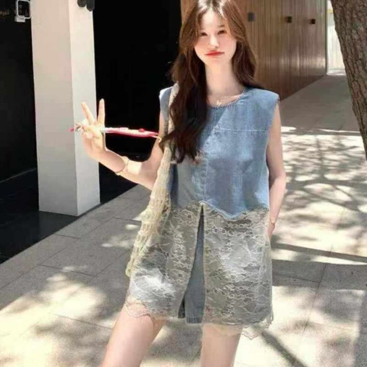 设计感减龄时尚蕾丝拼