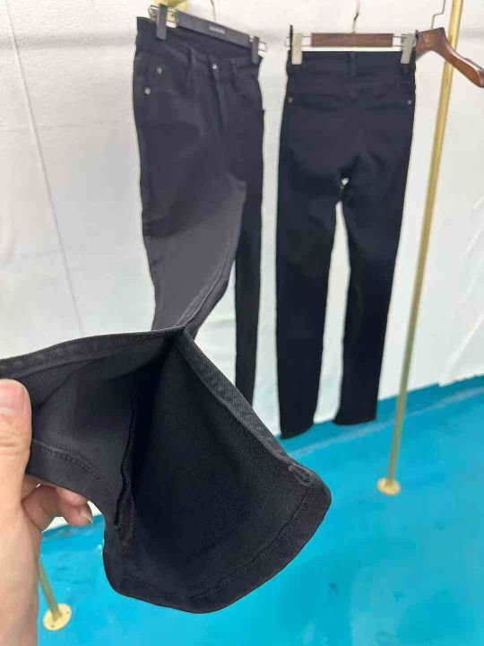 高腰显瘦弹力修身窄版