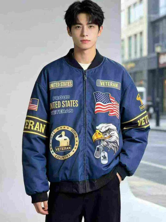 品名：冬季男士棉服男
