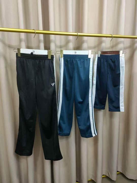 童装裤子一条杠宽白条