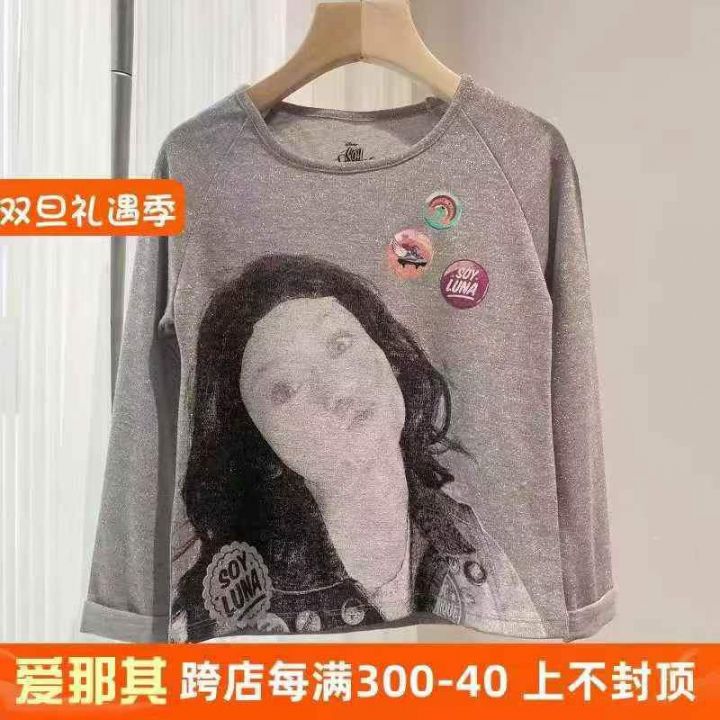 女童长袖外贸款长袖圆