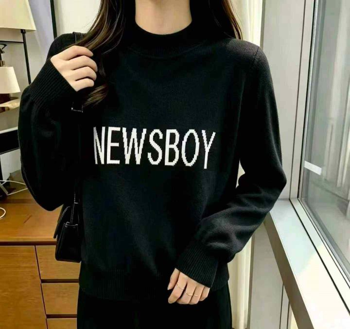春秋新款网红复古字母