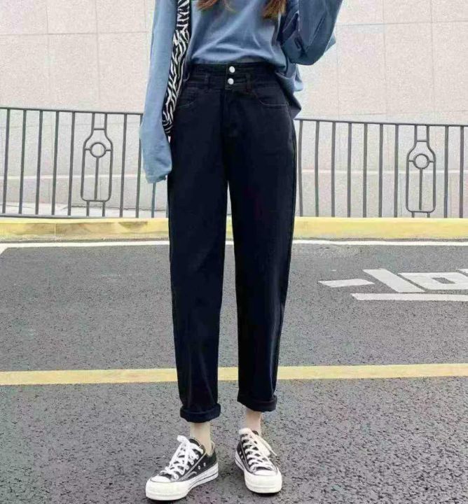 ☕️哈伦牛仔裤女高腰