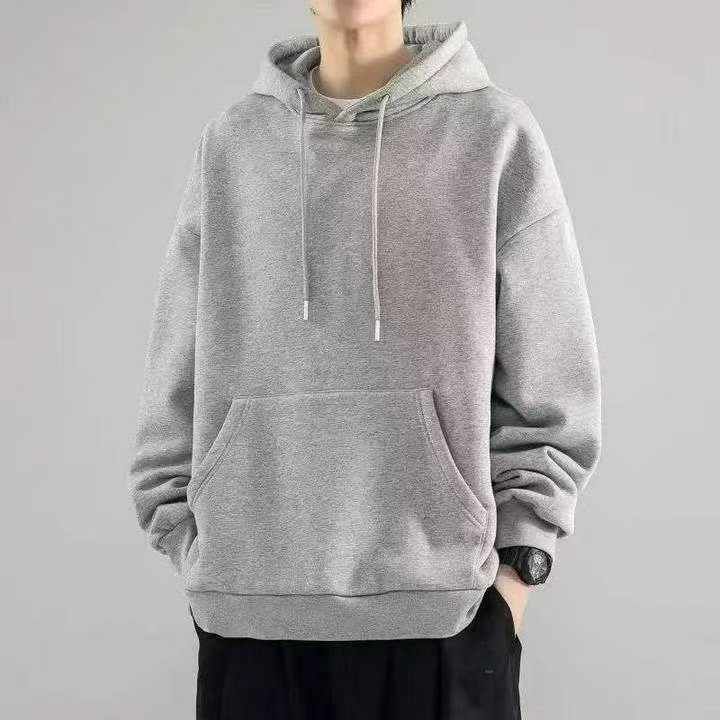 男装毛圈连帽卫衣，数