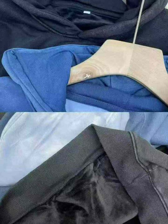 男装 复古做旧加绒(